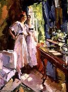 At the Open Window, 1916 - Konstantin Alexeievitch Korovin
