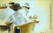 Two Ladies by the Water - Max Liebermann