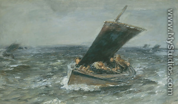 Through Wind and Rain, 1875 - William McTaggart