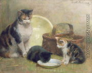 Cat and Kittens, 1889 - Walter Frederick Osborne