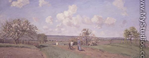 Spring, 1872 - Camille Pissarro