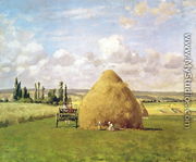 The haystack, Pontoise, 1873 - Camille Pissarro