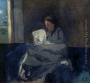 Woman Reading - Camille Pissarro