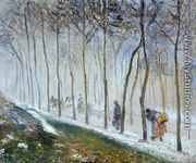 La Route, Effet du Neige, 1879 - Camille Pissarro
