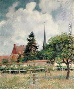 The Church at Eragny, 1884 - Camille Pissarro