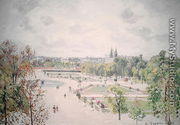 The Garden of the Tuileries, Morning, Grey Weather, 1899 - Camille Pissarro