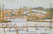 Effect of Snow at Eragny, c.1886 - Camille Pissarro