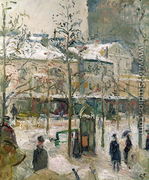 Boulevard de Rocheouart in Snow, 1878 - Camille Pissarro