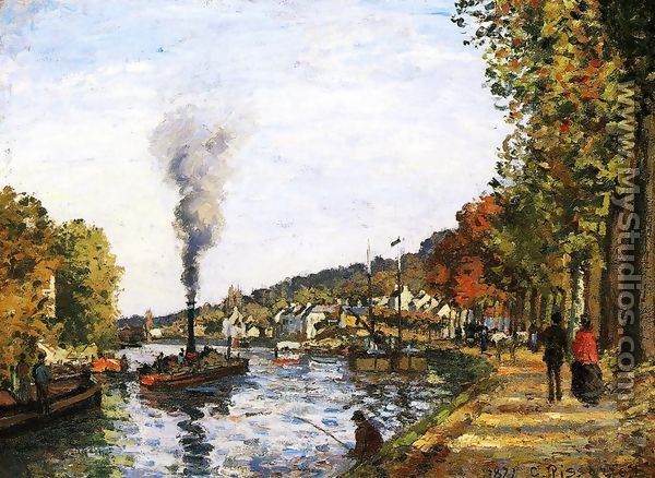 The Seine at Marly, 1871 - Camille Pissarro