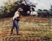 The Sower, Montfoucault, 1875 - Camille Pissarro
