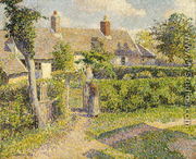 Peasants' Houses, Eragny, 1887 - Camille Pissarro