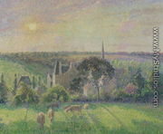 The Church and Farm of Eragny, 1895 - Camille Pissarro