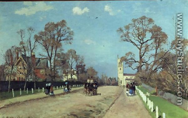 The Road to Sydenham, 1871 - Camille Pissarro