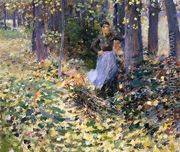 Autumn Sunlight (In the Woods) 1888 - Theodore Robinson