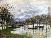 The Flood on the Road to Saint-Germain, 1876 - Alfred Sisley