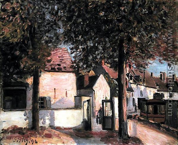Moret-sur-Loing (Rue de Fosses), 1892 - Alfred Sisley