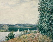 The Seine at Bouille, a Gust of Wind, 1894 - Alfred Sisley