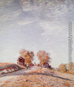 Uphill Road in Sunshine, 1891 - Alfred Sisley