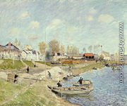 The Quay at Sable near Port-Marly, 1875 - Alfred Sisley