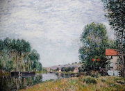 The Banks of the Loing at Moret, 1886 - Alfred Sisley