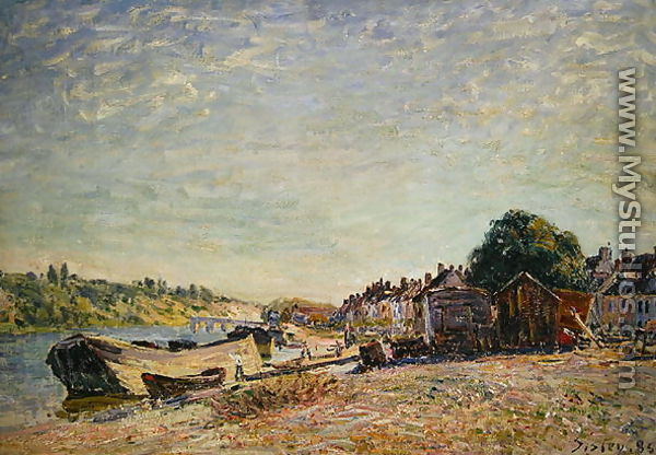 Les bois du Liong a Saint-Mammes, 1885 - Alfred Sisley