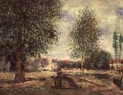 Landscape at Moret-sur-Loing - Alfred Sisley