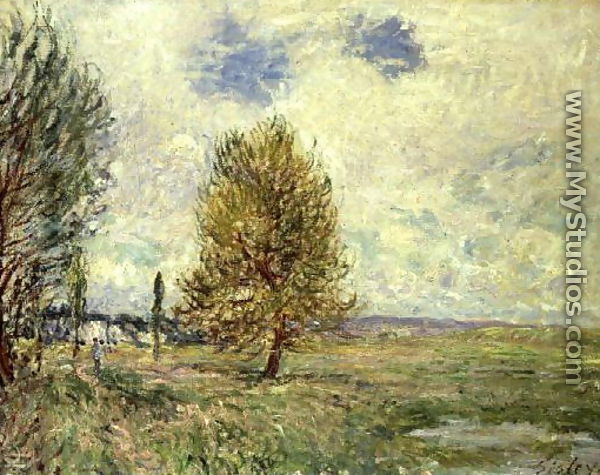 The Plain at Veneux-Nadon - Alfred Sisley
