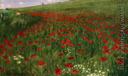 The Poppy Field, 1896 - Pal Merse Szinyei