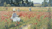 In Flanders Field - Where Soldiers Sleep and Poppies Grow, 1914 - Robert William Vonnoh