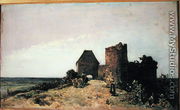 Ruins of the Chateau de Rozemont (Nievre) 1861 - Johan Barthold Jongkind