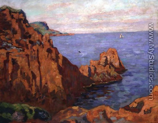 The Red Rocks, c.1910 - Armand Guillaumin