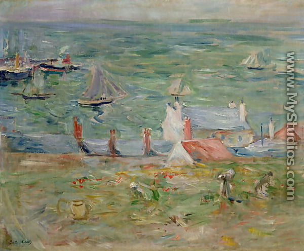 The Port of Gorey on Jersey, 1886 - Berthe Morisot