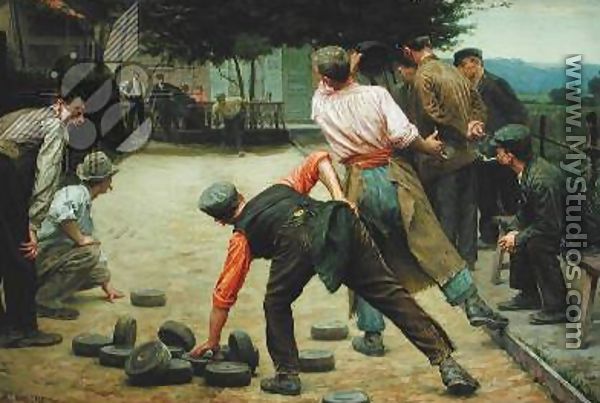 A Game of Bourles in Flanders 1911 - Remy Cogghe