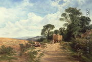 Landscape - Harvest Time 1865 - George Vicat Cole