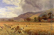 Landscape: Harvesting in the Thames Valley - George Vicat Cole