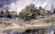 Pond at Hampstead - Thomas Collier