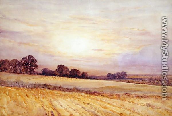 Landscape at Sunset, c.1891 - Thomas Collier