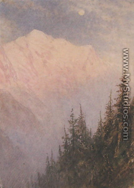 Mont Blanc  1870 - William Gersham Collingwood