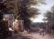 At the Cottage Gate - William Collins