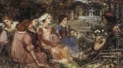 A Tale from the Decameron study  1916 - John William Waterhouse