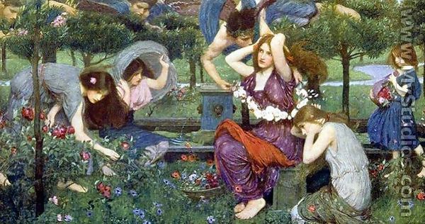 Flora and the Zephyrs  1898 - John William Waterhouse