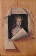 Trompe l'Oeil Portrait of a Lady - Edwart Collier