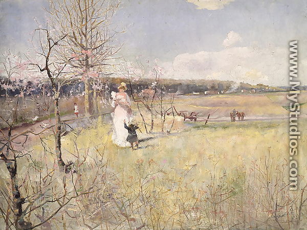 Springtime, 1888 - Charles Edward Conder