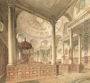 St. Stephen's Walbrook: Interior, 1811 - John Coney