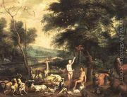 The Temptation in the Garden of Eden - Gillis II Congnet