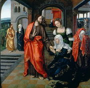 Christ taking Leave of his Mother - Jan van II Coninxloo