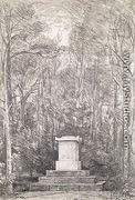 Cenotaph to Sir Joshua Reynolds at Coleorton Hall, Leicestershire, 1823 - John Constable