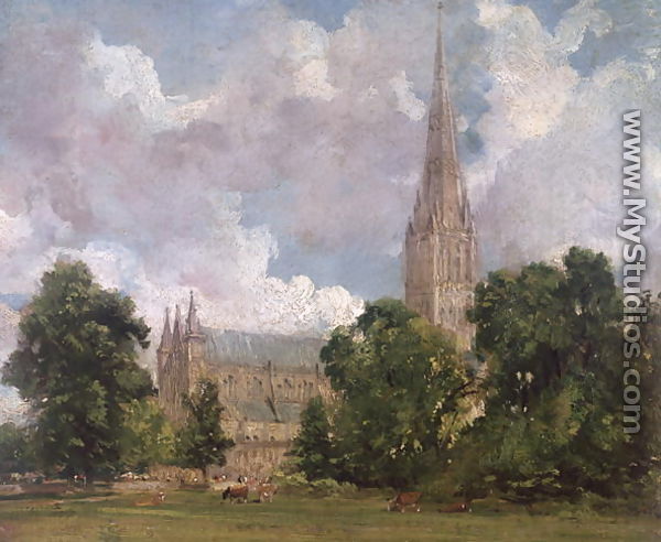 Salisbury Cathedral from the south west - John Constable