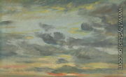 Sky Study, Sunset, 1821-22 - John Constable