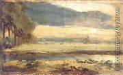 Dedham Church seen from across the River Stour with overhanging cloud, c.1810 - John Constable